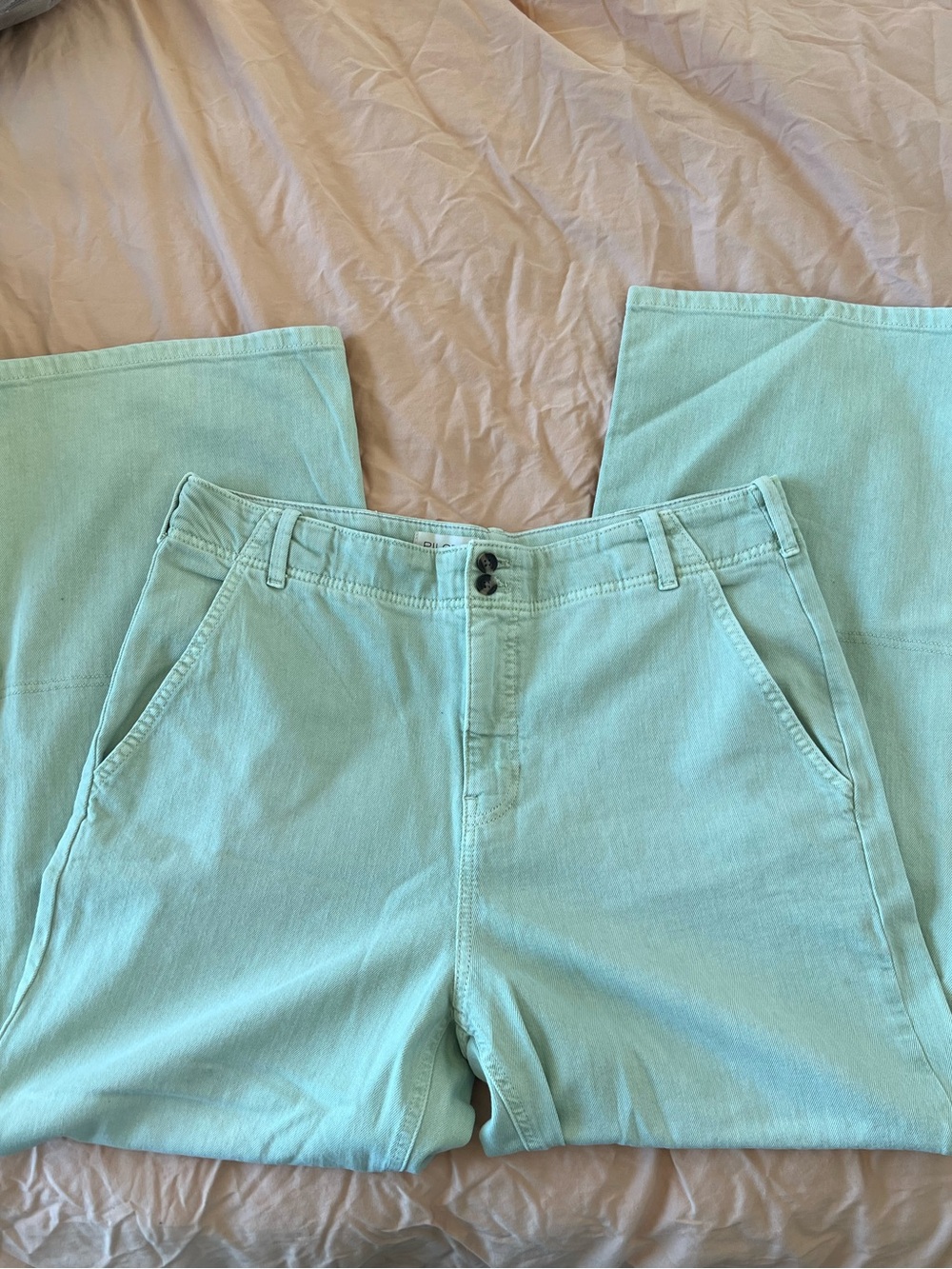 Anthropologie Pilcro Women’s Mint Green Jeans - Classic Straight Fit